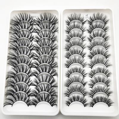 China Wholesale 3D Faux Mink Eyelashes Private Label Custom Soft Natural Eyelash Box Packaging 25mmNatural Mink Lashes 3D False Eyelashes for sale