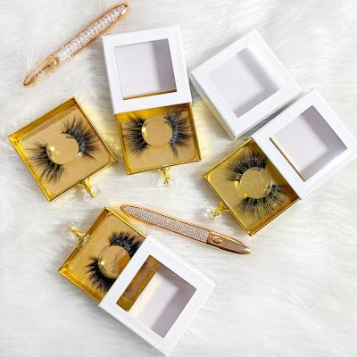 China Wholesale 25mm 3d mink eyelashes soft and natural mink eyelashes with lashes box package for sale