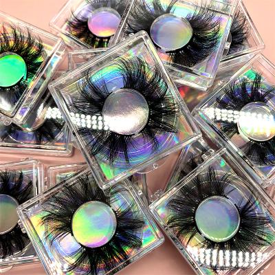 China Soft and Natural False Eyelashes 3D 6D Wholesale Custom Mink Eyelash Packaging for sale