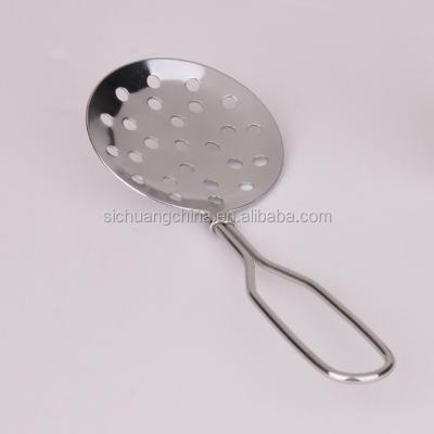 China Cheap Sample Cooking Toys Kids Kitchenware Flatware Stainless Steel Sample Cooking Spoons Camping Mini Playset Toys Spoons for sale