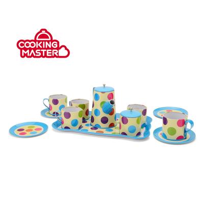 China Viable Premium Quality Competitive Price Game House Set For Children Educational Tin Tea Set for sale