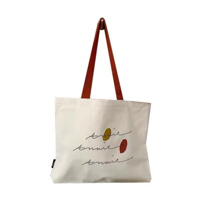 China Recyclable Promotional Lovely Logo Printing Large Capacity Large Capacity Cotton Canvas Custom Washable Durable Empty Tote Bag for sale