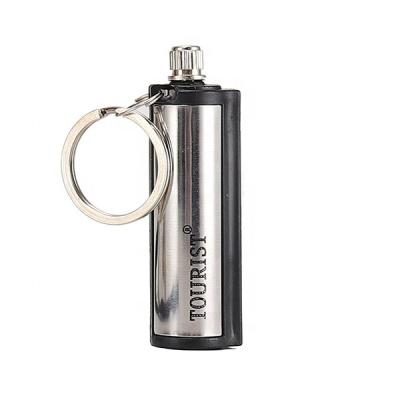 China Light Fire Immortal Lighter - Metal Key Chain Flint Match Stick Kerosene Refillable Lighter, For Outdoor Camping Gas Rising Matches for sale