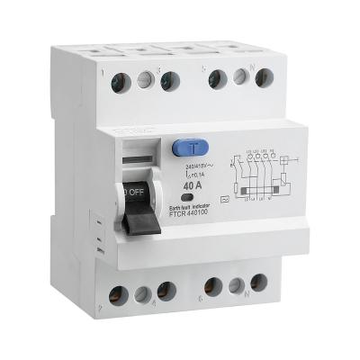 China Circuit-breaking Moreday Residual Current Circuit Breaker With Overcurrent Protection Magnetic 4 Poles Rcbo C65n for sale