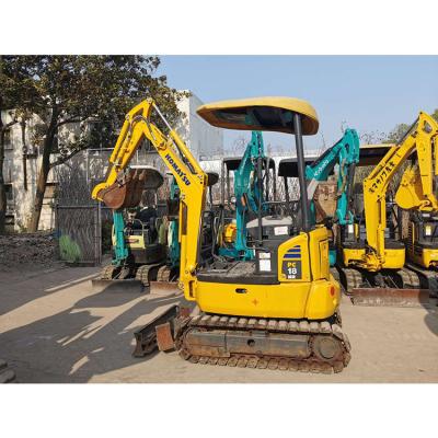 China Japan Brand Used Komatsu PC 18 Mini Excavator 2ton Crawler PC18MR-2 Land Digger Machine For Sale 0.05m² ³ for sale