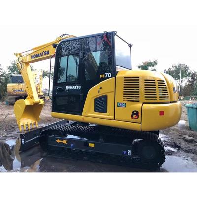 China Hydraulic track used komatsu pc70-8 excavator 7 ton japan pc70 pc 70 machine for sale 0.38m² ³ for sale