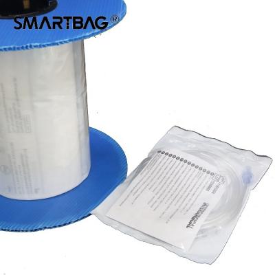 China Custom Printed Disposable Perforated Automatic Poly Bags Pre-Opened On Rolls Automated Packaging Bags for sale