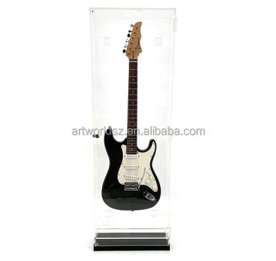 China classical guitar display showcase new design acrylic showcase for Musical Instruments for sale