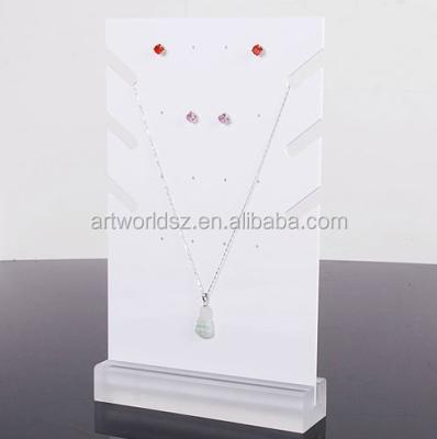 China jewelry shop jewelry display for necklace acrylic necklace display stand for sale