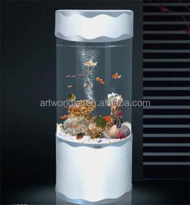 China High quality Large Acrylic Aquariums clear acrylic fish tank with cleaning tooling for sale