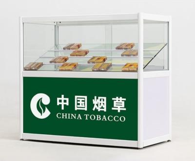 China dispensary Display Smoke Shop Tobacco Furniture Cabinet Stand Fixture Glass Showcase Shop Design Cigarette Store for sale