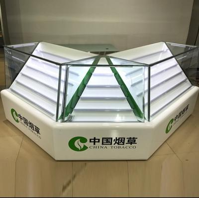 China Tobacco shop display furniture tobacco shop custom display showcase for sale