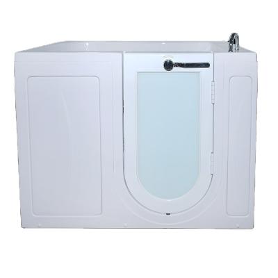 China Zink K114 CUPC Enclosed Elder Round Elderly Walk In Tubs With Door Supplier for sale