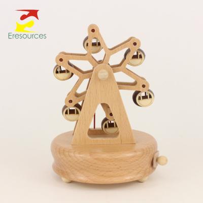 China Gifts Sky Wheel Wooden Music Box for sale