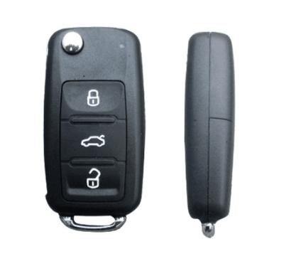 China remote key shell for vw volkswagen 3button car key case cover 1412-3 for sale