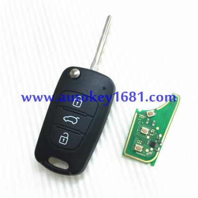 China MS 3 Button Car Key Remote Master Control 433mhz With ID46 Transponder Chip For Hyundai IX35 I20 With Uncut Keys HY-RC01 for sale