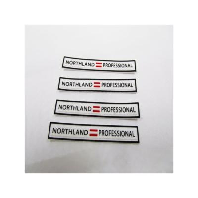 China Hot Selling Customized Viable Logo Patch Silicone Patch Rubber Brand Label for Clothing Applies to Clothing Products for sale