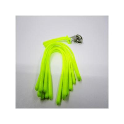 China High quality hot sale 2mm nickel free polyester rope dipped fluorescent salad puller for clothing and luggage products for sale