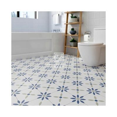 China Modern Simplicity Nordic Tiles 200x200 Color Kitchen Bathroom Wall Tiles Retro Small Flower Balcony Matte Floor Tiles for sale