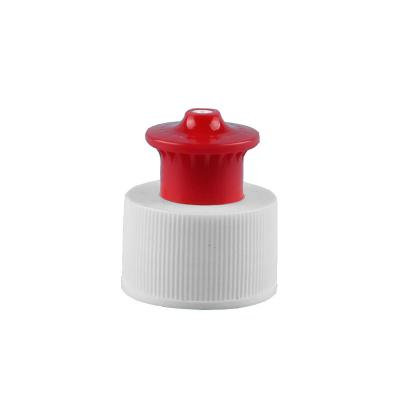 China Non Spill Push-Pull Cap High Quality Plastic Push-Pull Lid 24/410 28/410 for sale