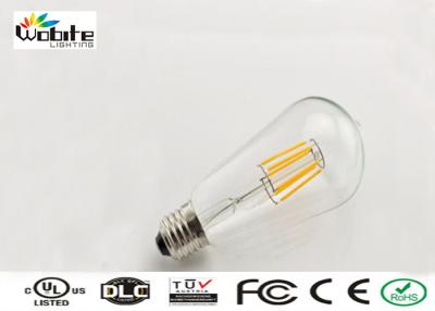 Chine Ampoule de la lampe à filament de la CE ROHS 6W LED E27 2800K/6400K pour le bâtiment commercial à vendre