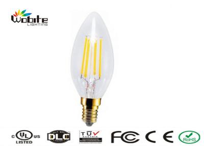 Chine approbation de la CE ROHS SAA de l'ampoule 35x95 millimètre de bougie de la lumière de filament de 4W LED/E14 LED à vendre