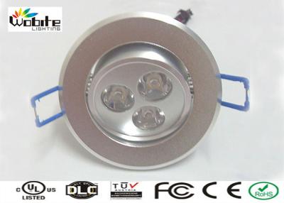 China Aluminum 3W LED Recessed Ceiling Lights , Hidden Ceiling Lighting Pure White for sale