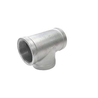 China Industrial Stainless Steel Tee Pipe Fittings , Most Competitive Price for sale