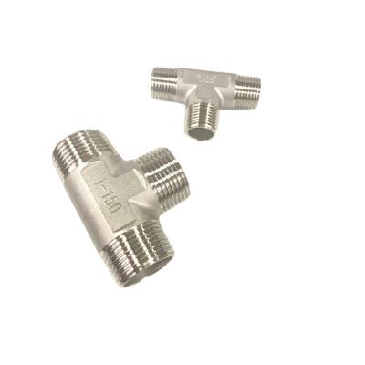 China Best Selling Industrial Product 304 Stainless Steel Wire Tee Pipe Fittings for sale