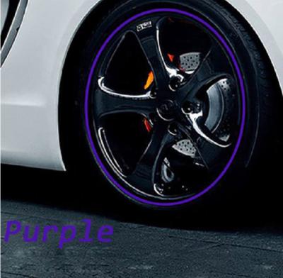 China Sports 8M/Roll Car Wheel Protector Hub Sticker Car Decorative Styling Chromium Plated Strip Rims blade Tire Protection Auto Accessories for sale