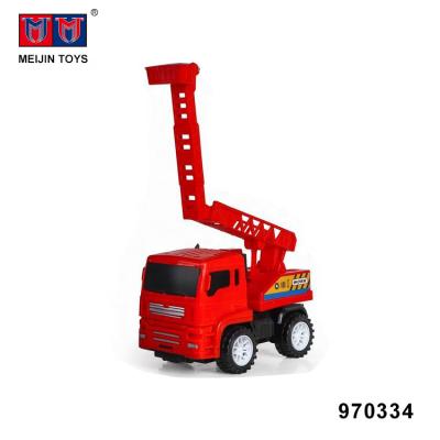 China Wholesale Cheap Friction Toys Plastic Fire Truck Safety Eco-friendly Material For Kids for sale