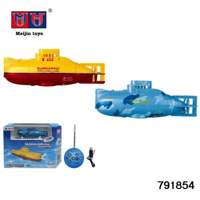 China Wholesale cheap plastic rc kids factory model submersible boat remote control toys model for sale