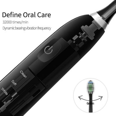 China 33000 Frequency Electric Rechargeable Vibrating Toothbrush Dupont Bristle Oral Sonic Kids Teeth Care Whitening for sale