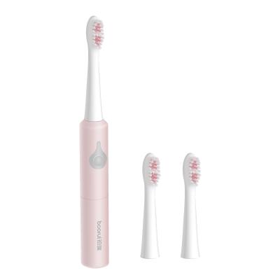 China Whitening Vibrating Electric Toothbrush Travel 37000 Frequency Dupont Bristle Case Teeth Electric Toothbrush Happy 022 for sale