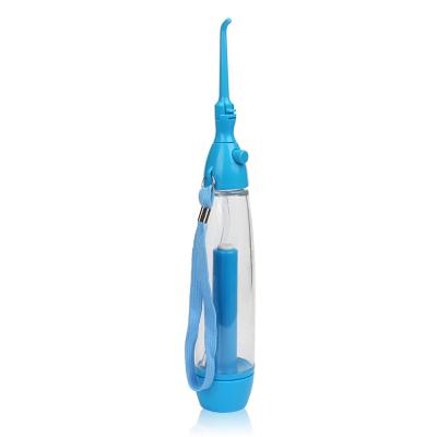 China Blue Portable Water Flosser Outdoor Portable Oral Care Mini Sonic Water Flossers Dental Flosser Teeth Cleaning for sale