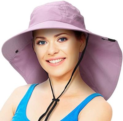 China Outdoor UV Protection Sun Hats Couples Light Up Twine Bucket Fishing Bucket Hat for sale