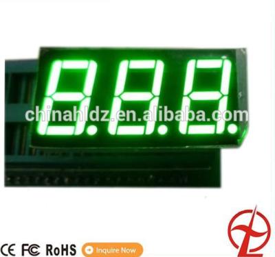 China Indoor 3 Digit 7 Segment Display Blue Color 0.5 Inch Led Display for sale