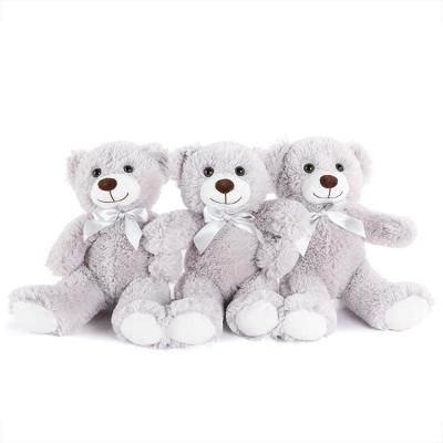 China Cotton Customized Wholesale Cute Soft Teddy Bear Stuffed Teddy Bear With Bowknot Plush Toys For Children for sale