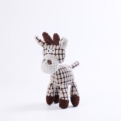 China Custom Stuffed & Plush Toy Animal Squeaky Toy Animal Toy Stuffed & Plush Donkey Cores Sustainable Interactive Toys for sale