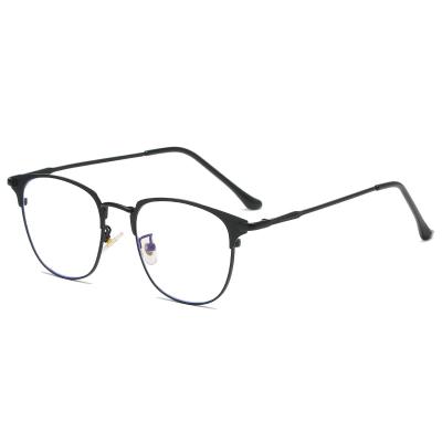 China For Reading Glasses Fashion Retro Glasses Metal Frames Blue Light Glasses Computer Glasses Anti Blocking Men Blue Light Glasses Women for sale