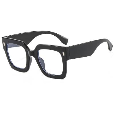 China For Square Fashion Cheap Oversized Computer Reading Glasses Anti Blue Light Blocking Glasses In Stock Glasses Frames Fast Shipping for sale