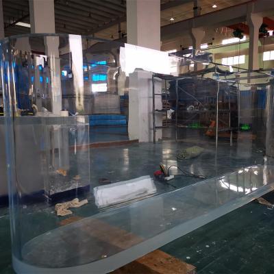 China Large Viable Custom XC Acrylic Glass Aquarium for sale