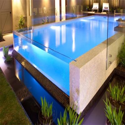 China Acrylic Material Acrylic Pool Panel Sheet For Outdoor Swimming Pool for sale