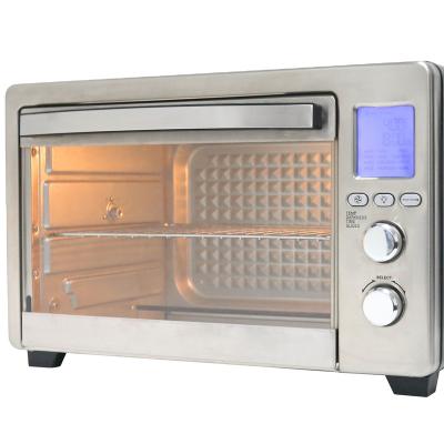 China 32L Household CE Rohs Kitchen Electric Pizza Toaster Oven With LCD Display Factory Baking OEM ETL Customized Frying Oven 'air for sale