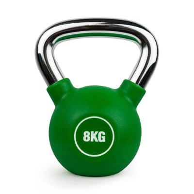 China Universal Gym Women Fitness Equipment Home Competition 6 Kg PU Coated Kettlebell Cast Iron Kettlebell for sale