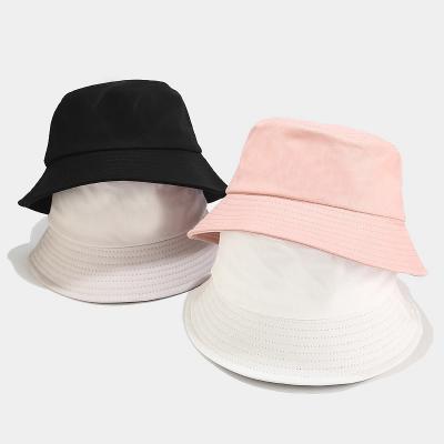 China Custom LOGO Summer Casual Empty Floppy Hat Sunbonnet Hat Summer Fisherman Macaron Color Student Couples Floppy Hat for sale