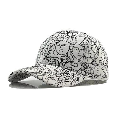 China New design JOINT graffiti baseball cap pattern street style wholesale covers face sunshade hats for sale