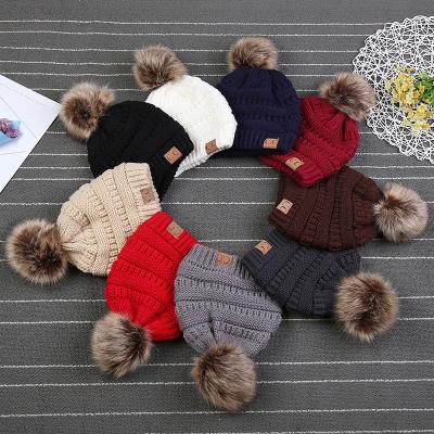 China Beautiful New Fashion Female Korean Winter JOINT Version All-match Version Hat Winter Knitted Warm Ear Protectors With Thick Woolen Hat for sale