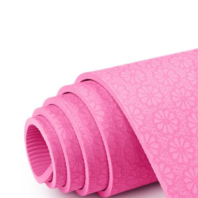 China Low MOQ Printing Non-slip Custom Manufacturing Organic Friendly Tape Yoga Mat for sale