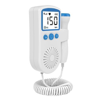 China Portable LCD White Screen Fetal Heart Rate Digital Display No Radiation Fetal Babies Heart Rate Monitor Ultrasound Home Medical Instruments Fetal Heart Rate Monitors for sale